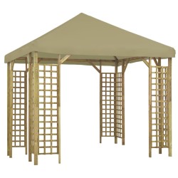 Pavillon 3 x 3 m Beige
