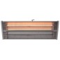 Sunred Halogen-Wandheizstrahler Subra 2400 W Silbern HWM24 Sunred Halogen-Wandheizstrahler Subra 2400 W Silbern HWM24