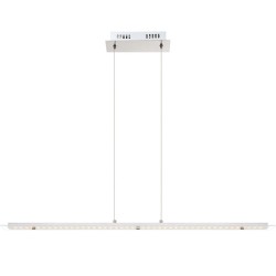 GLOBO LED-Pendelleuchte LIGURIA Chrom und Glas 67804-18H