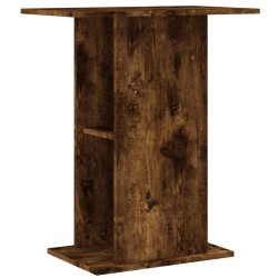 vidaXL Aquariumständer Räuchereiche 60,5x36x72,5 cm Holzwerkstoff