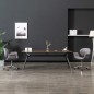 Drehbare Esszimmerstühle 2 Stk. Grau Stoff Drehbare Esszimmerstühle 2 Stk. Grau Stoff