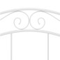 vidaXL Bett Weiß Metall 120x200 cm vidaXL Bett Weiß Metall 120x200 cm