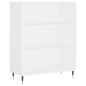 vidaXL Highboard Weiß 69,5x34x180 cm Holzwerkstoff vidaXL Highboard Weiß 69,5x34x180 cm Holzwerkstoff