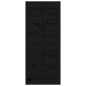 vidaXL Scheunentür Schwarz 90x1,8x214 cm Massivholz Kiefer vidaXL Scheunentür Schwarz 90x1,8x214 cm Massivholz Kiefer