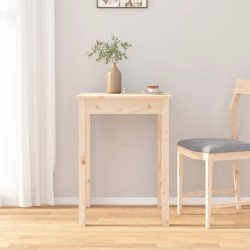 vidaXL Esstisch 55x55x75 cm Massivholz Kiefer