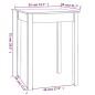 vidaXL Esstisch 55x55x75 cm Massivholz Kiefer vidaXL Esstisch 55x55x75 cm Massivholz Kiefer