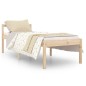 vidaXL Seniorenbett 75x190 cm Massivholz Kiefer vidaXL Seniorenbett 75x190 cm Massivholz Kiefer