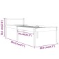 vidaXL Seniorenbett 75x190 cm Massivholz Kiefer vidaXL Seniorenbett 75x190 cm Massivholz Kiefer