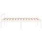 vidaXL Seniorenbett Weiß 100x200 cm Massivholz Kiefer vidaXL Seniorenbett Weiß 100x200 cm Massivholz Kiefer