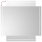 vidaXL LED-Badspiegel 50x70 cm vidaXL LED-Badspiegel 50x70 cm