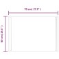 vidaXL LED-Badspiegel 50x70 cm vidaXL LED-Badspiegel 50x70 cm