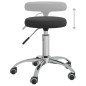 vidaXL Massagehocker Samt Schwarz vidaXL Massagehocker Samt Schwarz