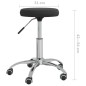 vidaXL Massagehocker Samt Schwarz vidaXL Massagehocker Samt Schwarz