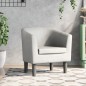 vidaXL Clubsessel Weiß Kunstleder vidaXL Clubsessel Weiß Kunstleder