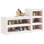 vidaXL Outdoor-Küchenschränke 2 Stk. Weiß Massivholz Kiefer vidaXL Outdoor-Küchenschränke 2 Stk. Weiß Massivholz Kiefer