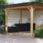 vidaXL Outdoor-Küchenschränke 3 Stk. Schwarz Massivholz Kiefer vidaXL Outdoor-Küchenschränke 3 Stk. Schwarz Massivholz Kiefer