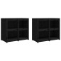 vidaXL Outdoor-Küchenschränke 3 Stk. Schwarz Massivholz Kiefer vidaXL Outdoor-Küchenschränke 3 Stk. Schwarz Massivholz Kiefer