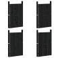 vidaXL Outdoor-Küchenschränke 3 Stk. Schwarz Massivholz Kiefer vidaXL Outdoor-Küchenschränke 3 Stk. Schwarz Massivholz Kiefer