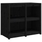 vidaXL Outdoor-Küchenschränke 3 Stk. Schwarz Massivholz Kiefer vidaXL Outdoor-Küchenschränke 3 Stk. Schwarz Massivholz Kiefer