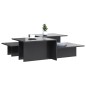 vidaXL Couchtische 2 Stk. Hochglanz-Grau Holzwerkstoff vidaXL Couchtische 2 Stk. Hochglanz-Grau Holzwerkstoff