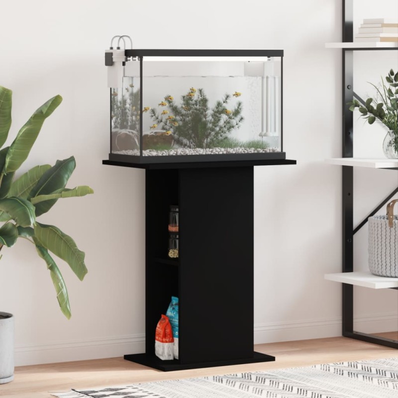 vidaXL Aquariumständer Schwarz 60,5x36x72,5 cm Holzwerkstoff vidaXL Aquariumständer Schwarz 60,5x36x72,5 cm Holzwerkstoff