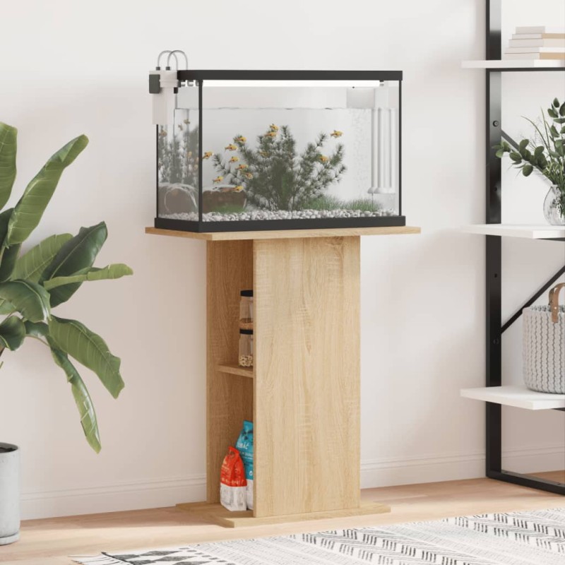 vidaXL Aquariumständer Sonoma-Eiche 60,5x36x72,5 cm Holzwerkstoff vidaXL Aquariumständer Sonoma-Eiche 60,5x36x72,5 cm Holzwerkstoff