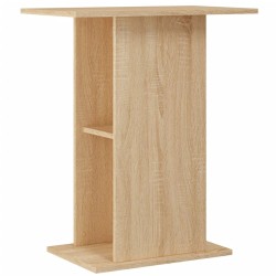 vidaXL Aquariumständer Sonoma-Eiche 60,5x36x72,5 cm Holzwerkstoff