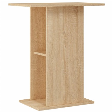 vidaXL Aquariumständer Sonoma-Eiche 60,5x36x72,5 cm Holzwerkstoff