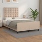 vidaXL Bettgestell mit Kopfteil Cappuccino-Braun 120x200 cm Kunstleder vidaXL Bettgestell mit Kopfteil Cappuccino-Braun 120x200 cm Kunstleder