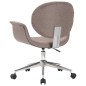 vidaXL Esszimmerstühle 2 Stk. Drehbar Taupe Stoff vidaXL Esszimmerstühle 2 Stk. Drehbar Taupe Stoff