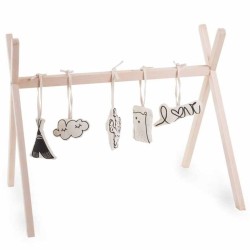 CHILDHOME Tipi Spieltrapez-Rahmen Natur GYMTIPIN