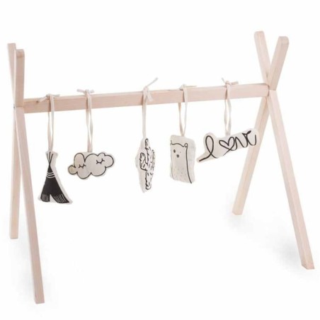 CHILDHOME Tipi Spieltrapez-Rahmen Natur GYMTIPIN