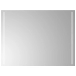 vidaXL LED-Badspiegel 80x60 cm
