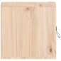 vidaXL Wandschrank 31,5x30x30 cm Massivholz Kiefer vidaXL Wandschrank 31,5x30x30 cm Massivholz Kiefer