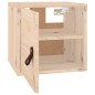 vidaXL Wandschrank 31,5x30x30 cm Massivholz Kiefer vidaXL Wandschrank 31,5x30x30 cm Massivholz Kiefer