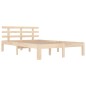 vidaXL Massivholzbett 135x190 cm vidaXL Massivholzbett 135x190 cm