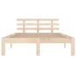 vidaXL Massivholzbett 135x190 cm vidaXL Massivholzbett 135x190 cm