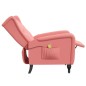 vidaXL Massagesessel Rosa Samt vidaXL Massagesessel Rosa Samt