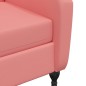 vidaXL Massagesessel Rosa Samt vidaXL Massagesessel Rosa Samt