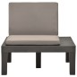 5-tlg. Garten-Lounge-Set Kunststoff Anthrazit 5-tlg. Garten-Lounge-Set Kunststoff Anthrazit