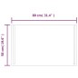 vidaXL LED-Badspiegel 50x80 cm vidaXL LED-Badspiegel 50x80 cm