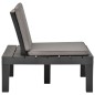 5-tlg. Garten-Lounge-Set Kunststoff Anthrazit 5-tlg. Garten-Lounge-Set Kunststoff Anthrazit