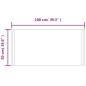 vidaXL LED-Badspiegel 50x100 cm vidaXL LED-Badspiegel 50x100 cm