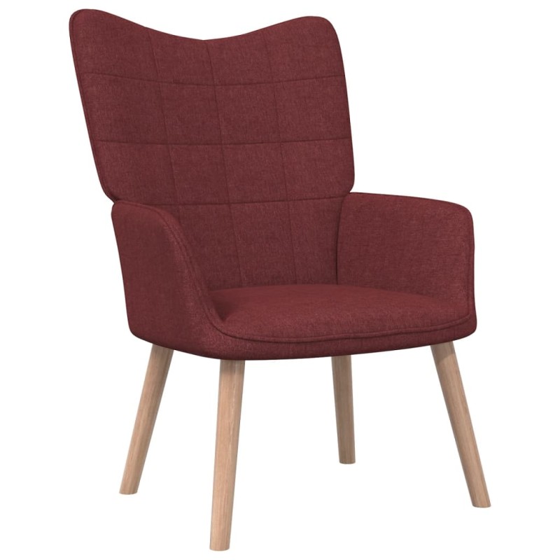 vidaXL Relaxsessel Weinrot Stoff vidaXL Relaxsessel Weinrot Stoff