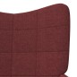 vidaXL Relaxsessel Weinrot Stoff vidaXL Relaxsessel Weinrot Stoff