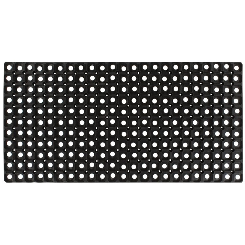 vidaXL Gummimatten 2 Stück 16 mm 50 x 100 cm vidaXL Gummimatten 2 Stück 16 mm 50 x 100 cm