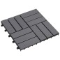 vidaXL Terrassenfliesen 20 Stk. Grau 30 x 30 cm Massivholz Akazie vidaXL Terrassenfliesen 20 Stk. Grau 30 x 30 cm Massivholz Akazie