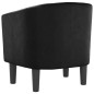 vidaXL Clubsessel Schwarz Kunstleder vidaXL Clubsessel Schwarz Kunstleder