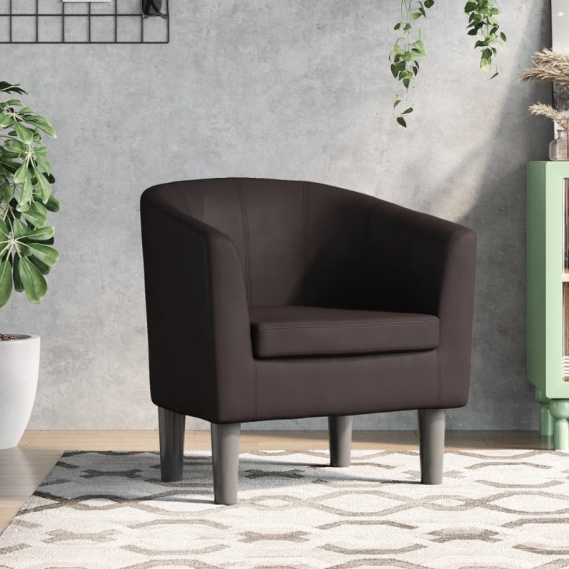 vidaXL Clubsessel Braun Kunstleder vidaXL Clubsessel Braun Kunstleder