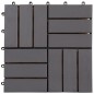 vidaXL Terrassenfliesen 20 Stk. Grau 30 x 30 cm Massivholz Akazie vidaXL Terrassenfliesen 20 Stk. Grau 30 x 30 cm Massivholz Akazie